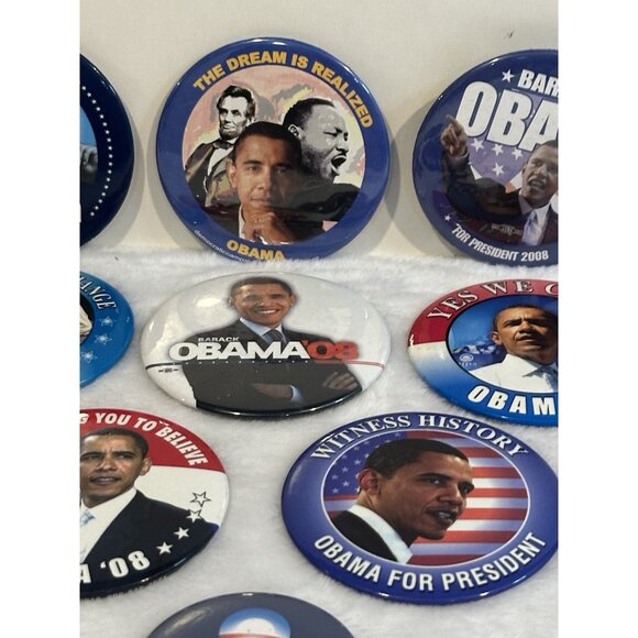 Obama For President Buttons Lot - Picture 3 of 5